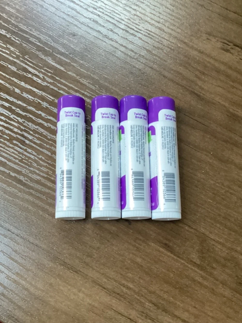 Medline Remedy Clinical Moisturize lip balm 4 pack New